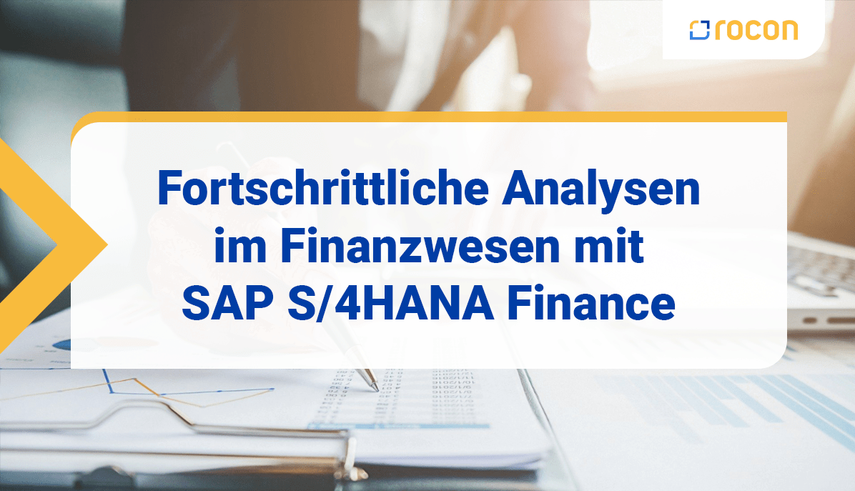 Analysen in SAP S4 Hana Finance Titelbild