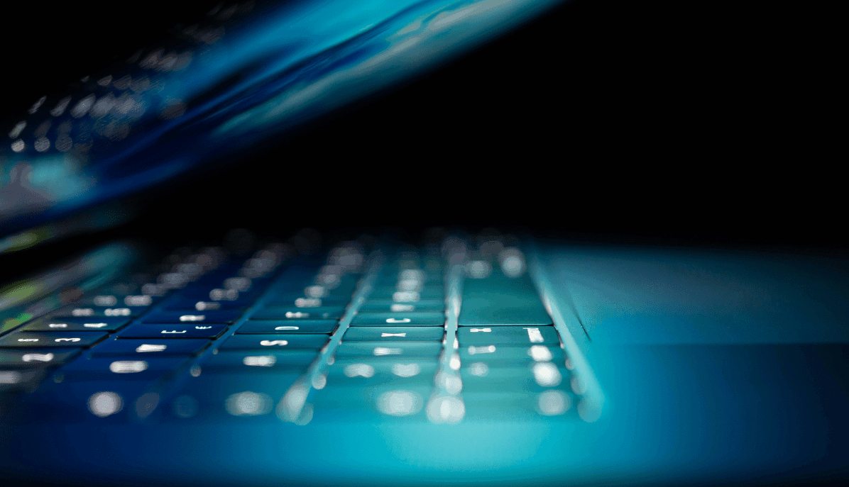 Tastatur eines Laptops