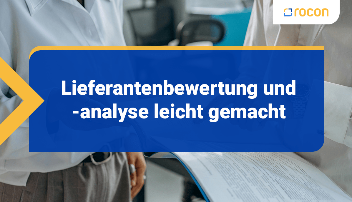 Lieferantenbewertung und analyse leicht gemacht Titelbild