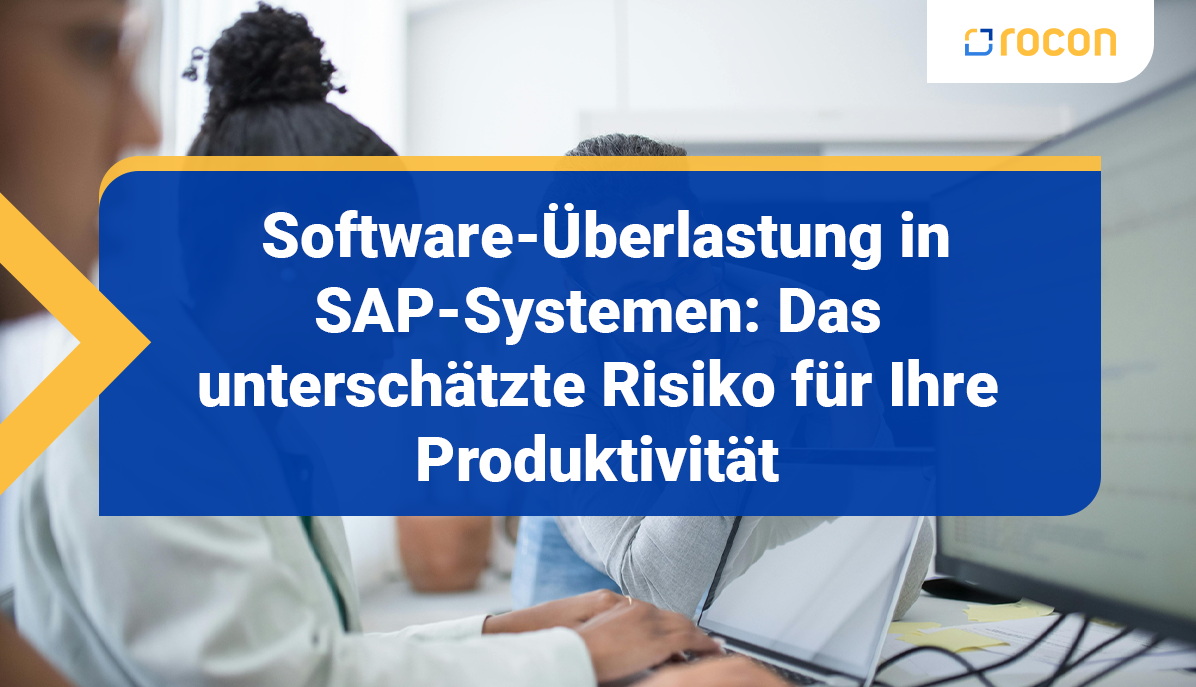 Titelbild Software Ueberlastung in SAP Systemen Das unterschaetzte Risiko fuer Ihre Produktivitaet