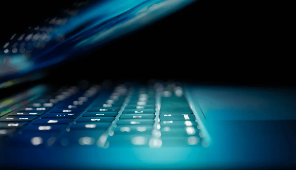 Tastatur eines Laptops