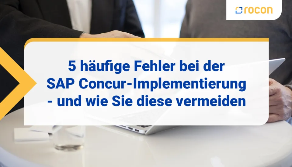 5 Fehler SAP Concur Implementierung Titelbild