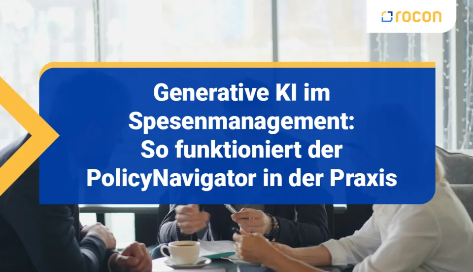 Titelbild Generative KI im Spesenmanagement So funktioniert der Policy Navigator in der Praxis