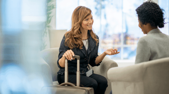 Nachhaltige Geschaeftsreise