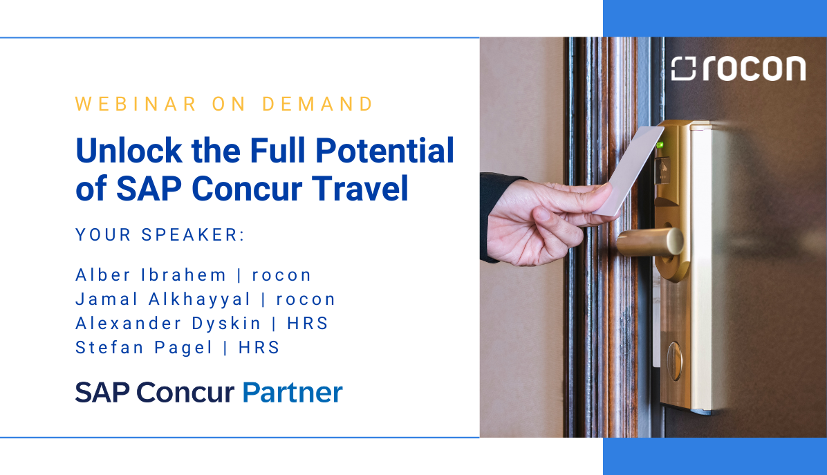 Webinar SAP Concur Travel