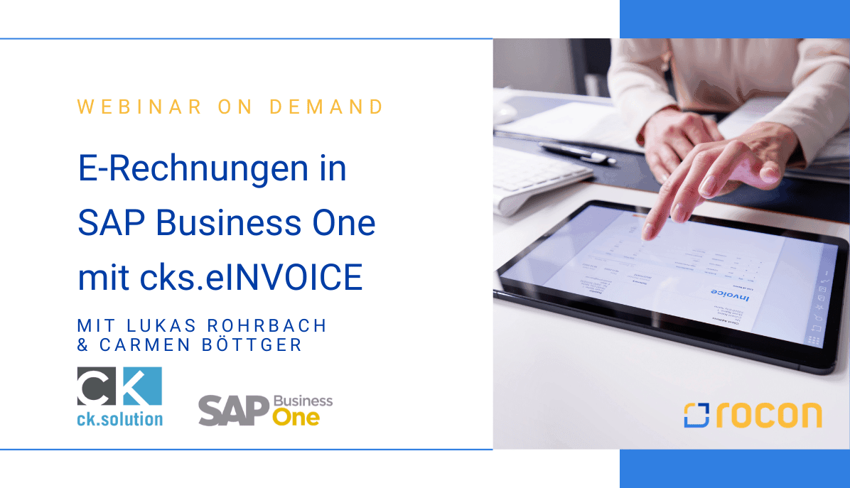 Webinar e rechnung On Demand