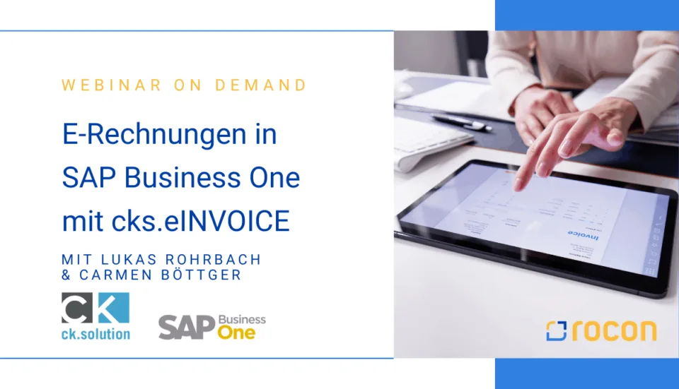 Webinar e rechnung On Demand