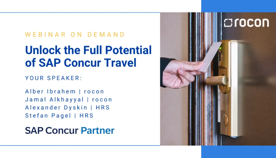 Webinar SAP Concur Travel