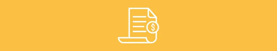 Icons orange Finanzwesen